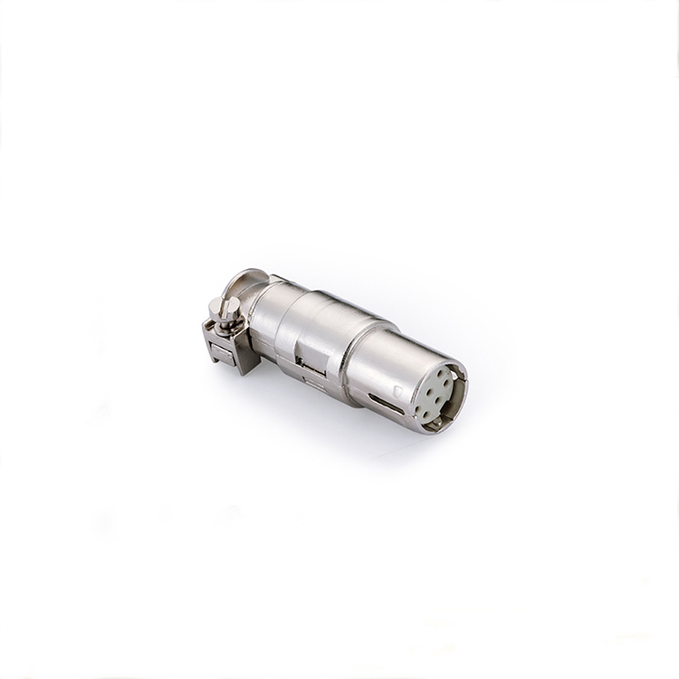 Coaxial Electric Terminal Crimp Heavy Duty Connector