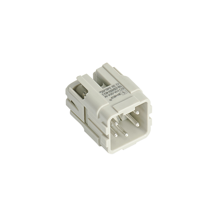 Screw Heavy Duty 4 Pin Connectors Male and Female Connectors Square connector 10A connector