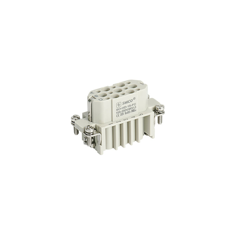 HD Series 15 Pole Heavy Duty Multi Pin Connector / 10 Amp Electrical Connectors