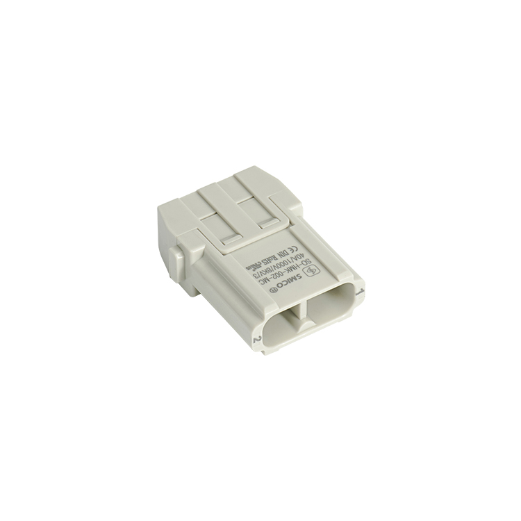 HDC Modular 2 Pin 40A Connectors With Silver Plated Contacts