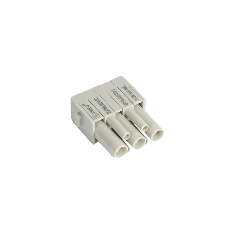 HMK 003 plus 4 Heavy Duty Electrical Connector 7 Pin With Copper Alloy Crimp Contacts