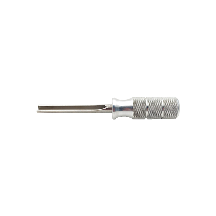 Removal tool for crimp contacts,Insert the tool from the termination side until it comes to a stop.After that the contact with the attached wire can be pulled out of the isolator body.