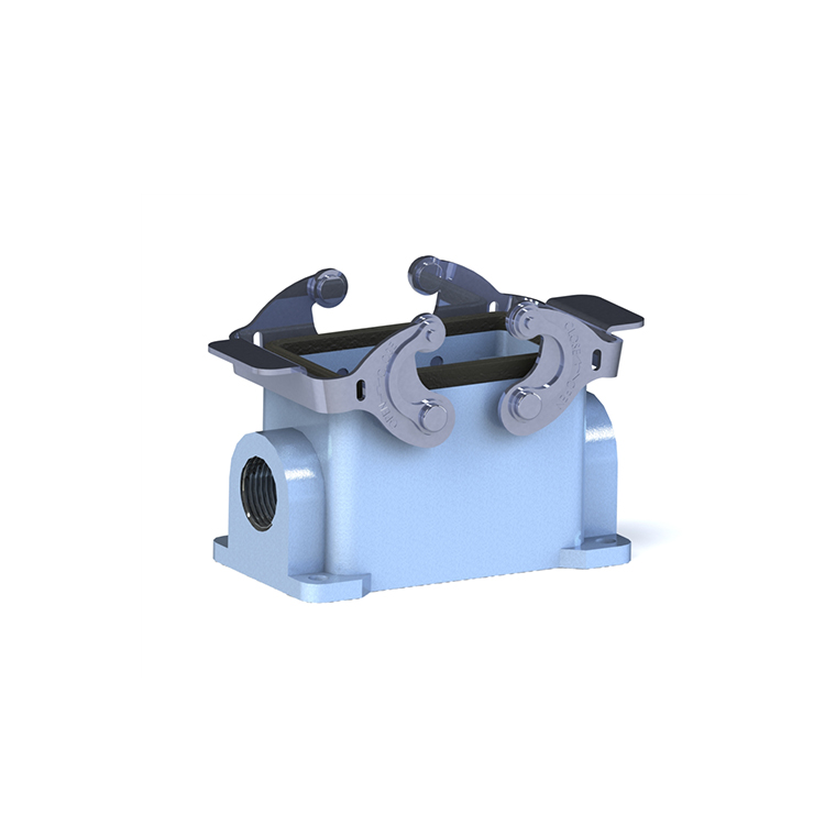 H10B Hood and Housing heavy duty connector hood side entry surface mounting