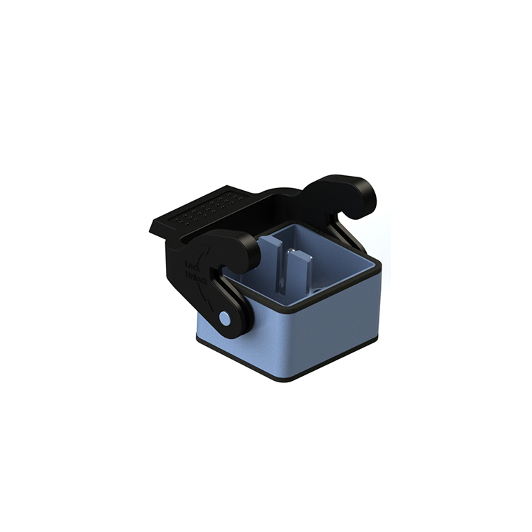 Han-Modular Compact Bulkhead mounted housings 09140020301